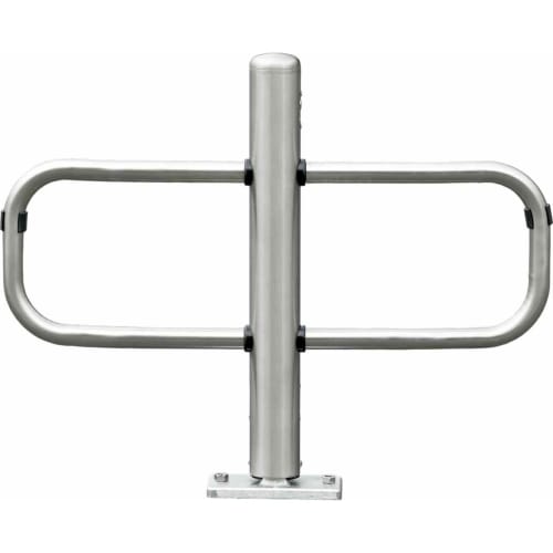 Sperrbügel Merkur mit Rundkopf aus Edelstahl zur Absperrung