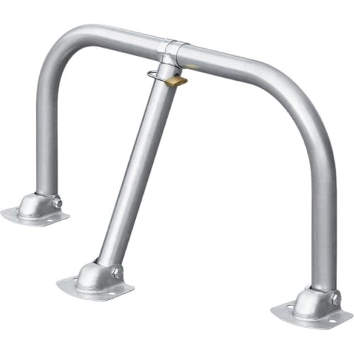 Sperrbügel Merkur TUB 1010 aus Metall mit Vorhängeschloss zur Absperrung