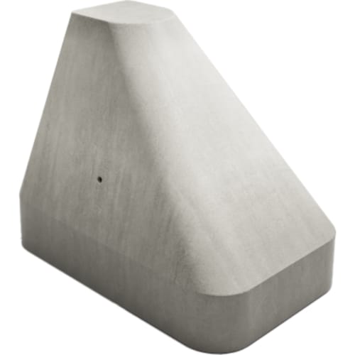 Betonsperre Absperrpoller Typ M aus Beton in trapezförmiger Form