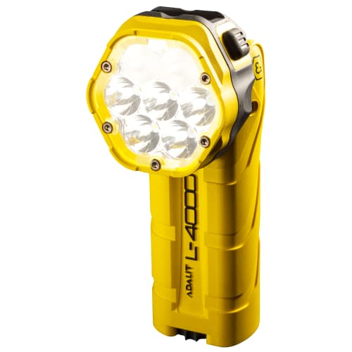 Gelbe Sicherheits-Handleuchte Adalit L-4000 mit mehreren LED-Leuchten