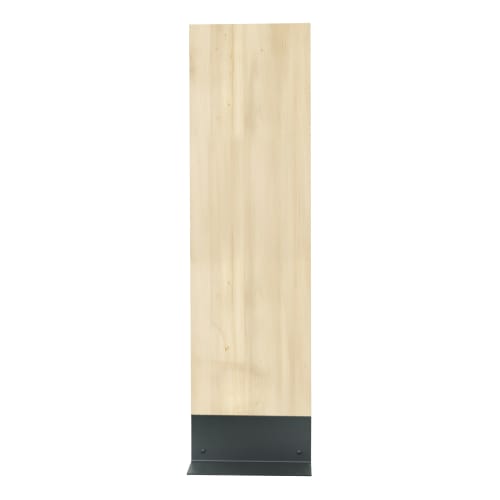 Innenaufsteller Modell LMH Studioline mit Standfuß aus Holz und schwarzem Metallfuß