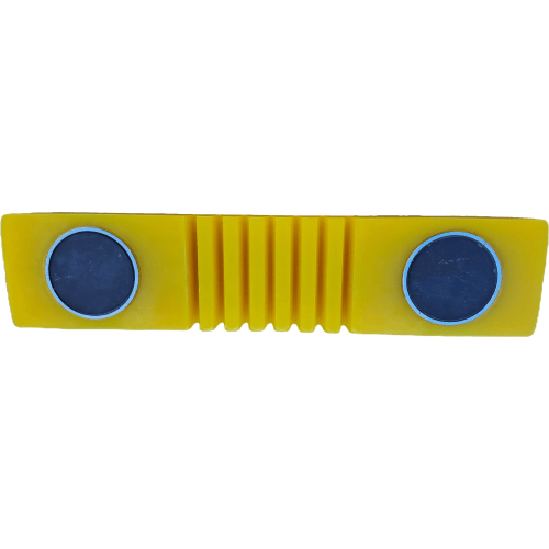 Gabelstaplerschutz SecuLift Flex-Protect gelber flexibler Schutz mit Magneten