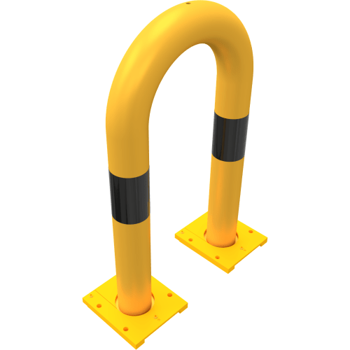 Rammschutzbügel für Industrie | gelb/schwarz | abnehmbar-30564-j89mkm-1775731568708