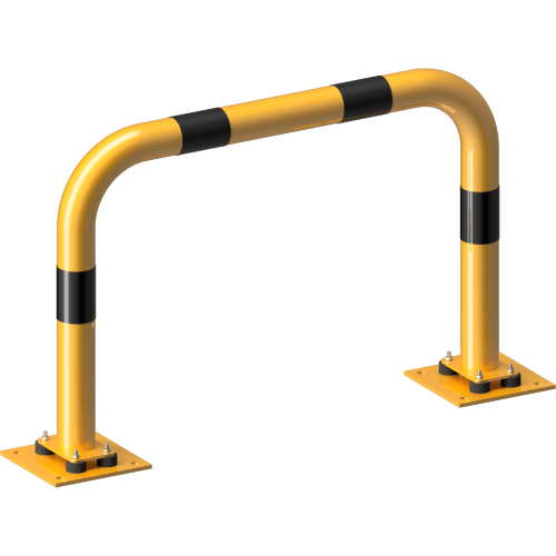 Rammschutzbügel für Industrie | gelb/schwarz | elastisch neigbar-30565-nhzuow-1775731568676