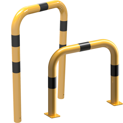 Rammschutzbügel für Industrie | gelb/schwarz | zum Aufdübeln oder Einbetonieren-30563-hsmgy5-1775731568688