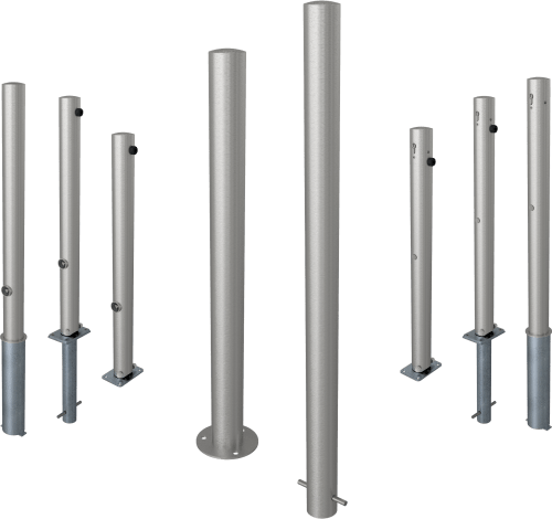 Runder Edelstahlpfosten "Elegance"-30567-fhghst-1775736522345