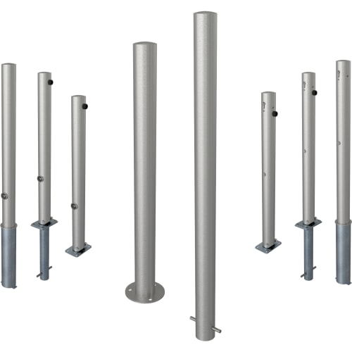 Runder Edelstahlpfosten Elegance in verschiedenen Ausführungen mit Durchmesser 76 oder 89 mm
