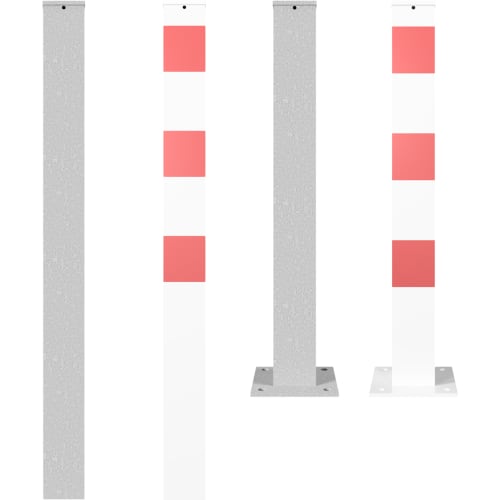 Absperrpfosten | 100 x 100 x 3 mm-30583-eah1hg-1776083719150