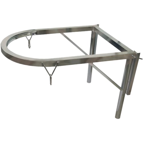 Universalhalterung aus Edelstahl für Schake Schuttrutsche