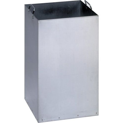 Inneneinsatz für Kunststoffcontainer 60 Liter ohne Deckel aus Metall mit Griffen