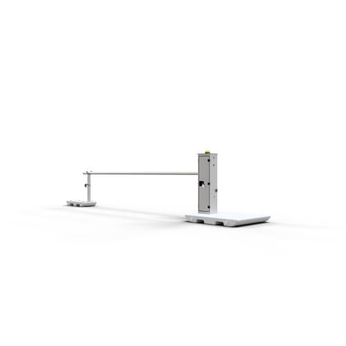 Schake VECTOR V-Barrier 5m elektrische Schranke mit Auflagepfosten in weiß