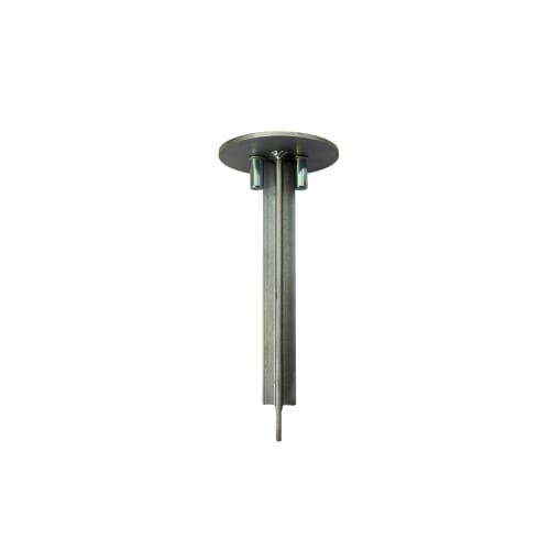 CityFlex® Erdspieß aus Metall mit runder Platte und Befestigungsschrauben