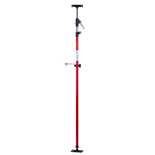 Säulenstativ inkl. Instrumententräger Butler BSS-01, rotes Stativ mit schwarzem Instrumententräger und verstellbarer Halterung