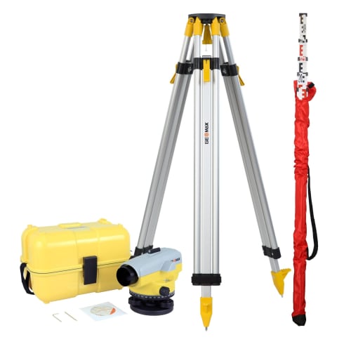GEOMAX ZAL232 Nivellierset bestehend aus: Nivellier, Stativ + Latte-31131-j5lcag-1783498776188