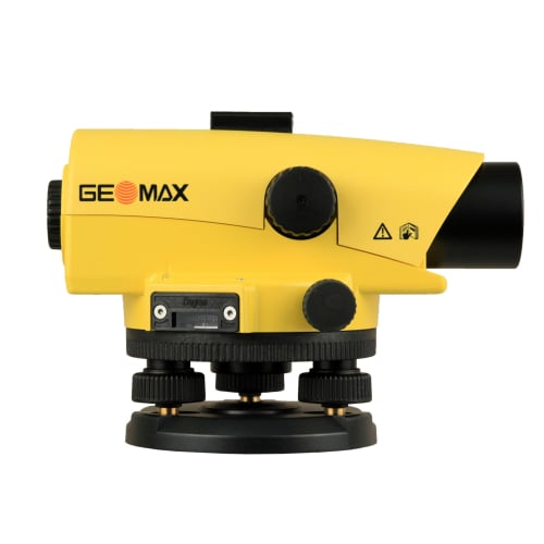 GEOMAX ZAL330 Nivelliergerät in gelb mit 30-facher Vergrößerung und IP57 Schutzklasse