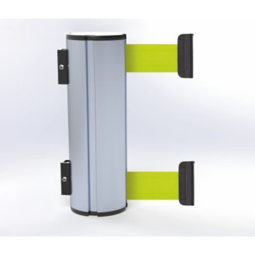 Wandgurtkassette Beltrac Wall Mount XXL Double mit zwei gelben Gurten