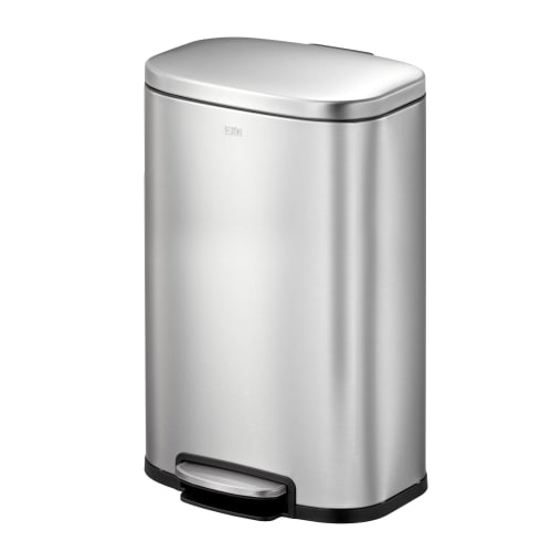 Tret-Mülleimer Oli-Cube EKO aus Edelstahl mit 2x 20 Liter Fassungsvermögen
