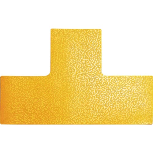 DURABLE Stellplatzmarkierung T in gelber Farbe mit strukturierter Oberfläche