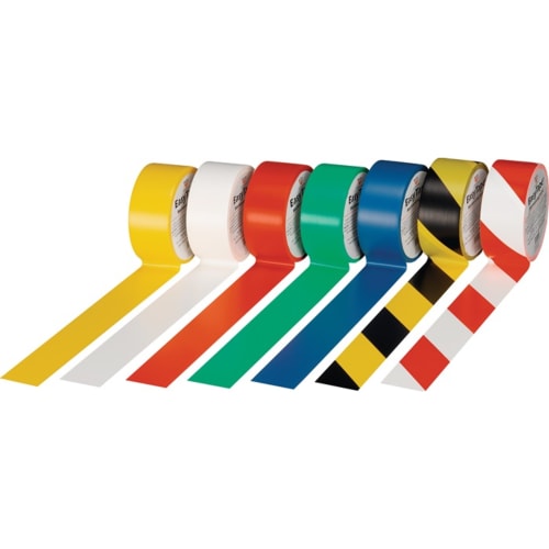 ROCOL Bodenmarkierungsband Easy Tape in verschiedenen Farben und Mustern, inklusive Gelb, Weiß, Rot, Grün, Blau, Schwarz-Gelb und Rot-Weiß