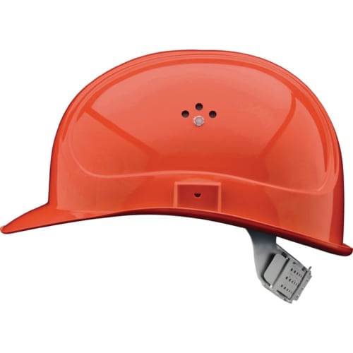 Oranger VOSS Schutzhelm INAP-Master mit 6-Punkt-Halterung