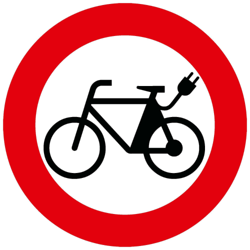 PROline-thermo Markierungsfolie, Verkehrsschild 'Verbot für E-Bikes'-31761-i63ccj-1788955036659