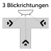 Verkehrsspiegel TM Panorama - Überprüfung von 3 Richtungen Verkehrsspiegel TM Panorama - Überprüfung von 3 Richtungen