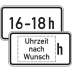 Zusatzzeichen 1040-30 Zeitliche Beschränkung individuell Zusatzzeichen 1040-30 Zeitliche Beschränkung individuell