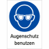 Kombi-Gebotsschilder - Augenschutz benutzen (ISO 7010)