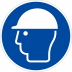 Gebotszeichen - Kopfschutz benutzen nach ISO 7010 (M 014) Gebotszeichen - Kopfschutz benutzen nach ISO 7010 (M 014)