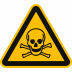 Warnung vor giftigen Stoffen nach ISO 7010 (W 016) Warnung vor giftigen Stoffen nach ISO 7010 (W 016)