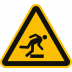 Warnung vor Hindernissen am Boden nach ISO 7010 (W 007) Warnung vor Hindernissen am Boden nach ISO 7010 (W 007)