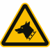 Warnung vor Wachhund nach ISO 7010 (W 013) Warnung vor Wachhund nach ISO 7010 (W 013)