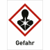 Gesundheitsgefahr mit Text: Gefahr (GHS 08) Gesundheitsgefahr mit Text: Gefahr (GHS 08)