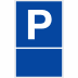 Parkplatzschild P selbst gestalten Parkplatzschild P selbst gestalten