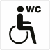 Piktogramm - WC behindertengerecht Piktogramm - WC behindertengerecht