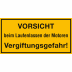 VORSICHT beim Laufenlassen der Motoren