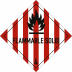 Gefahrgutetiketten Klasse 4.1 - Flammable Solid