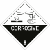 Gefahrgutetiketten Klasse 8 - Corrosive