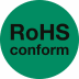 RoHS-Kennzeichen RoHS conform