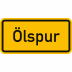 Ölspur reflektierend Ölspur reflektierend