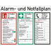 Alarm- und Notfallplan, Symbole nach ISO 7010