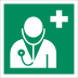 Arzt nach ISO 7010 (E 009) Arzt nach ISO 7010 (E 009)
