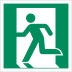 Notausgang links nach ISO 7010 (E 001) Notausgang links nach ISO 7010 (E 001)