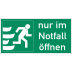 Nur im Notfall öffnen rechts (quer) Nur im Notfall öffnen rechts (quer)