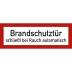 Brandschutztür schließt bei Rauch automatisch nach DIN 4066