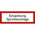 Einspeisung Sprinkleranlage nach DIN 4066
