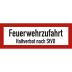 Feuerwehrzufahrt Haltverbot nach STVO nach DIN 4066