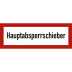 Hauptabsperrschieber nach DIN 4066 Hauptabsperrschieber nach DIN 4066