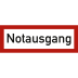 Notausgang nach DIN 4066 Notausgang nach DIN 4066