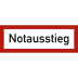 Notausstieg nach DIN 4066 Notausstieg nach DIN 4066